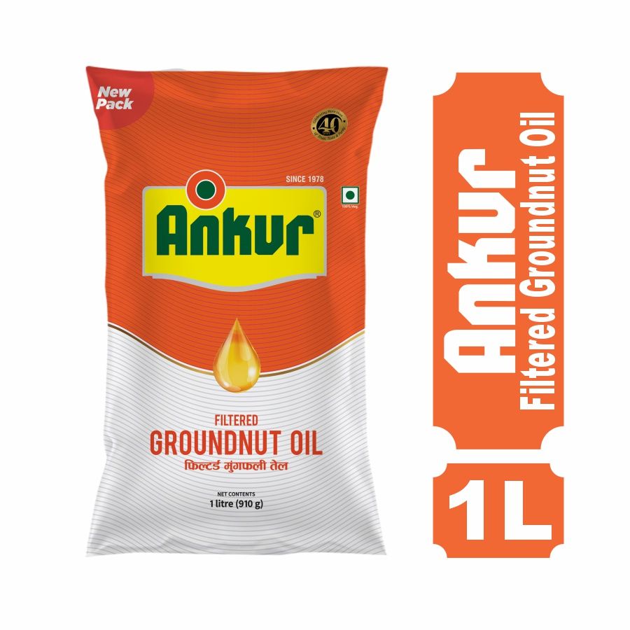 Ankur Groundnut Oil Pouch