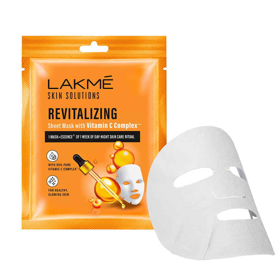 Lakme Skin Solutions Sheet Mask Revitalizing With Vitamin C