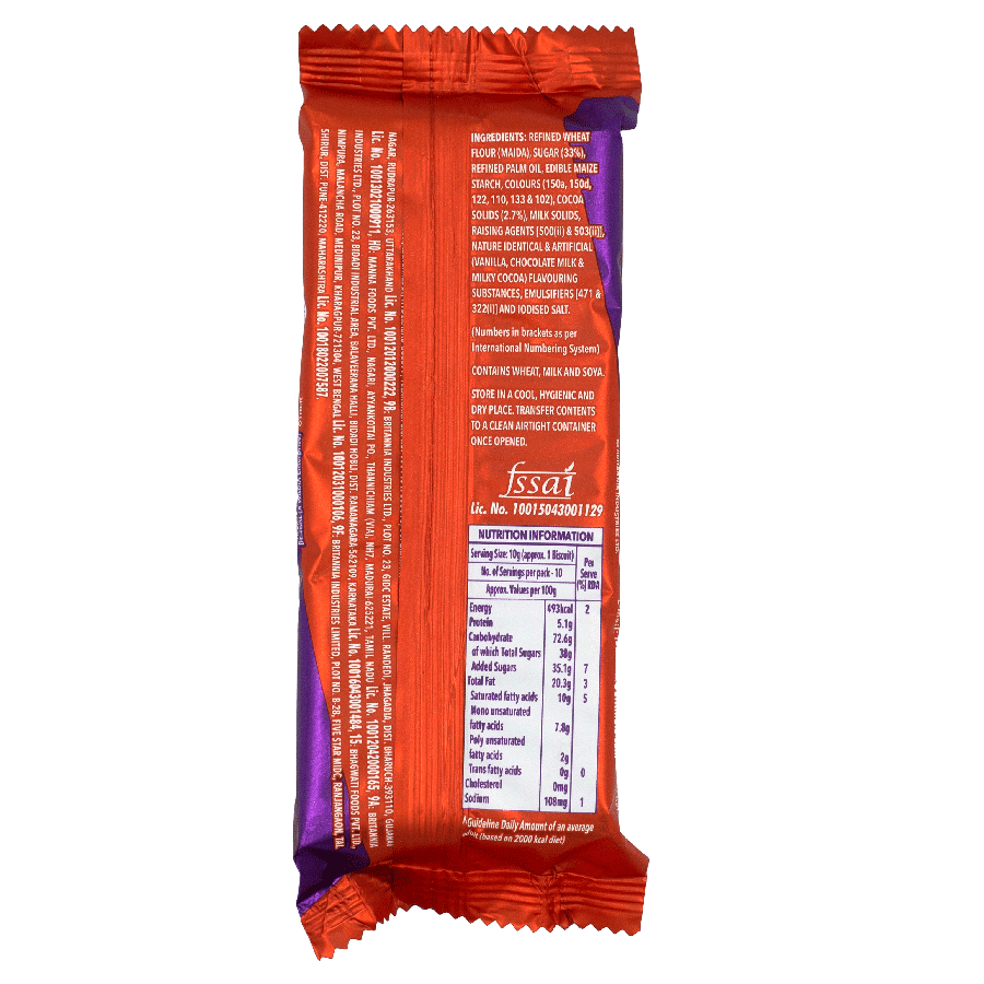 Britannia Bourbon Chocolate Cream Biscuit