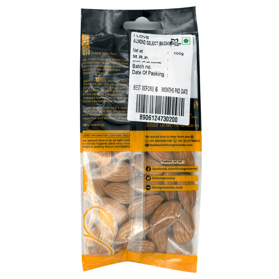 I Love Almond Select (Badam) 