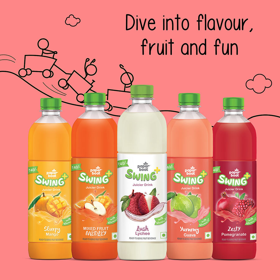 Paper Boat Swing Mixed Fruit Juice 600 ml Combo