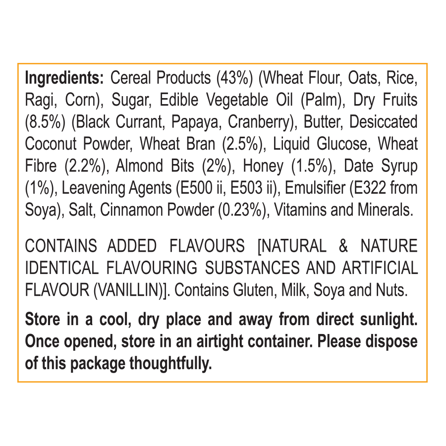 UNIBIC Daily Digestive (Multigrain Cookies)