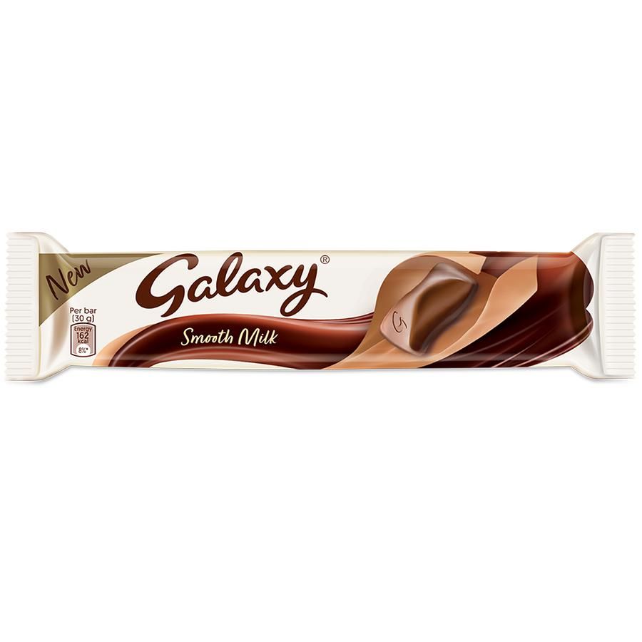 Galaxy Smooth Milk Chocolate Bar Loaded with the Goodness of Milk & Cocoa