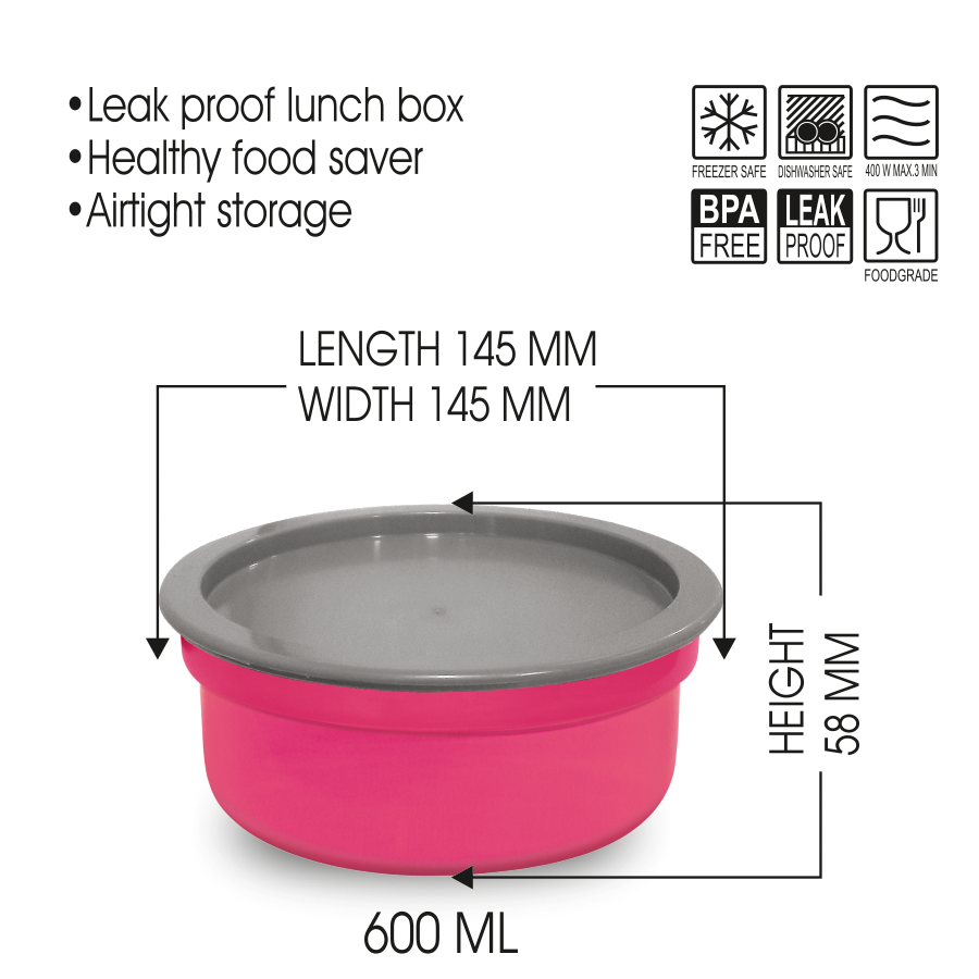 Asian Plastoware Dynamic Airseal Container Assorted - 3 Pcs