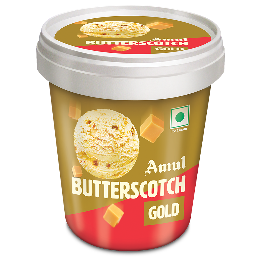 Amul Gold Butterscotch Ice Cream Cup