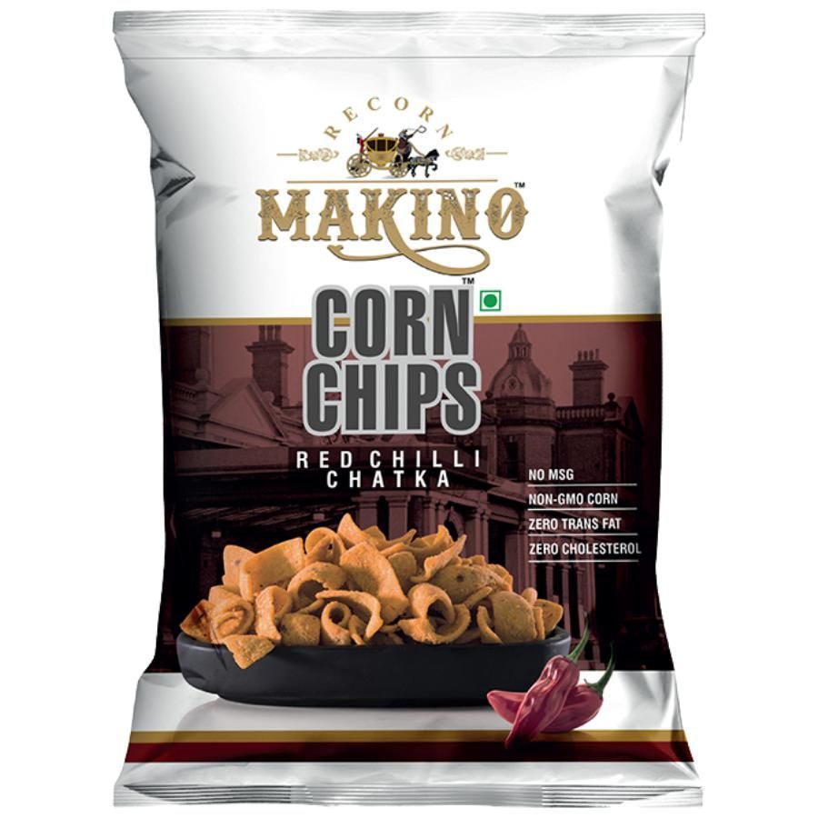 Makino Corn Chips - Red Chilli Chatka