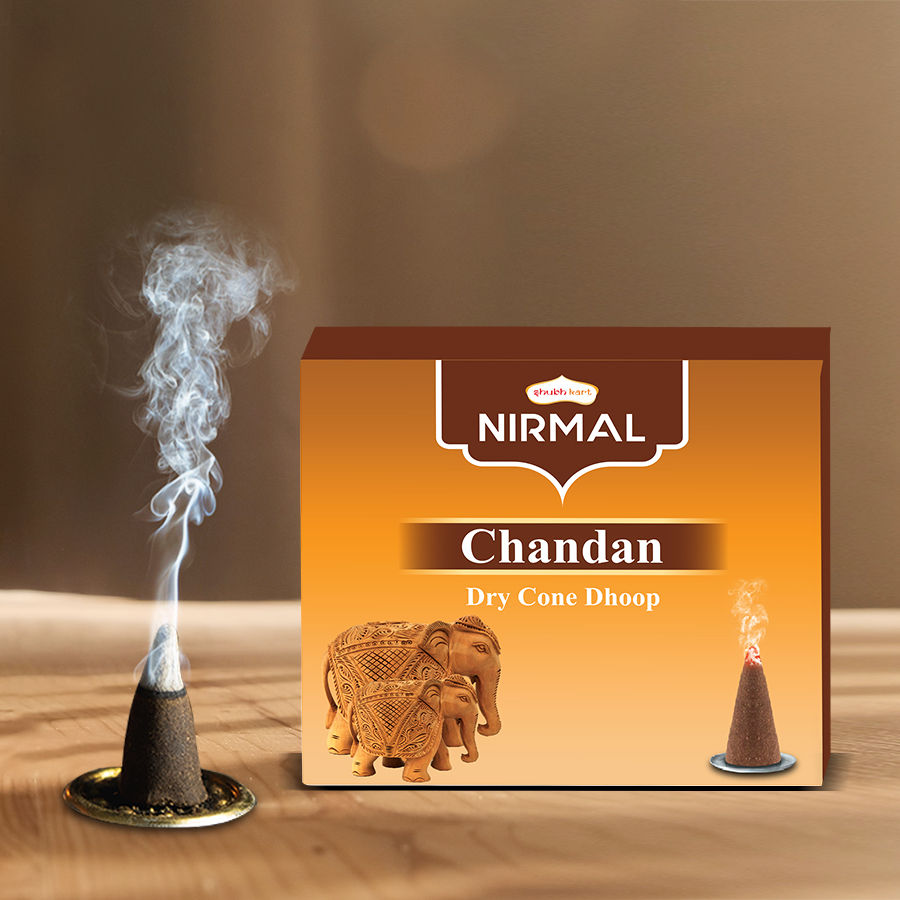 Shubhkart Nirmal Chandan Dry Cone Dhoop 10 pc Combo