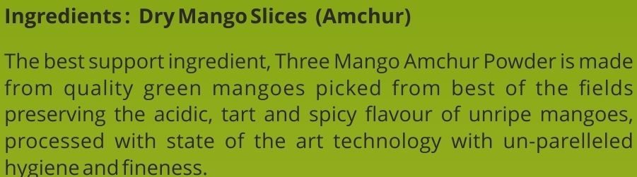 Three Mango Dry Mango Powder