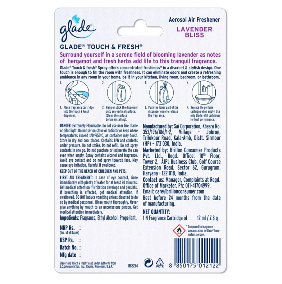 Glade Lavender Touch & Fresh Refill