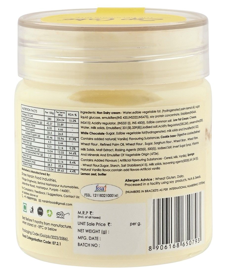 Zep Cake Mousse - Lemon