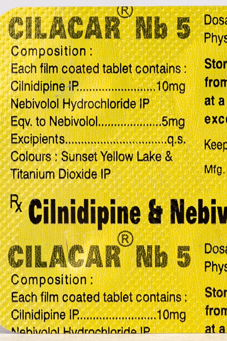 Cilacar Nb 5 Tablets