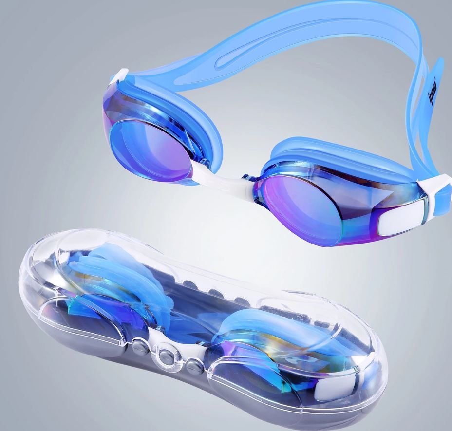 Classic Distributor Swimming Goggles - Vibrant Assorted Colors for Kids 1 pc Combo