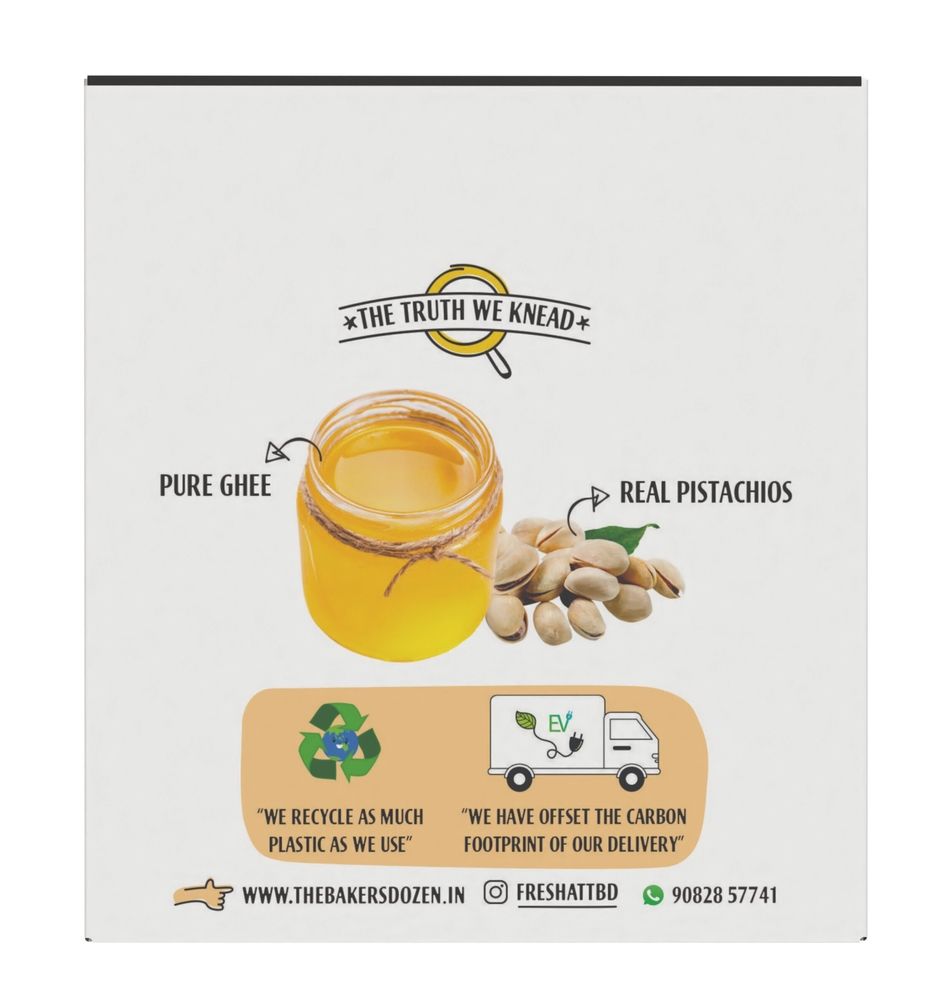The Baker's Dozen Nankhatai Cookies with 24% Pure Ghee No Palm Oil