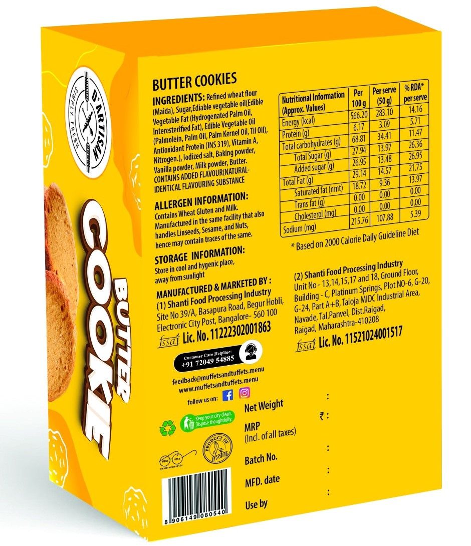 D'Artisan Butter Cookies