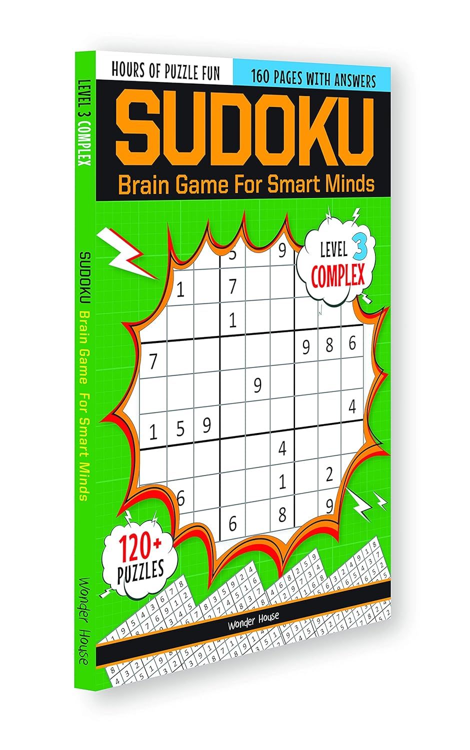 Sudoku - Brain Games For Smart Minds Level 3 Complexbrain Booster Puzzles For Kids 120+ Fun Games