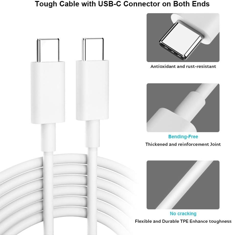 Ailkin C to C Cable for Google Phones & Type C Devices |1M| White