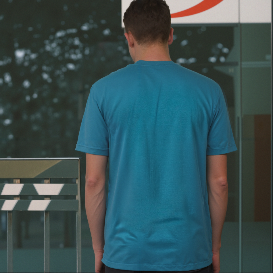 EQL Men's NeoVerse Recycled Tee | Teal - XXL