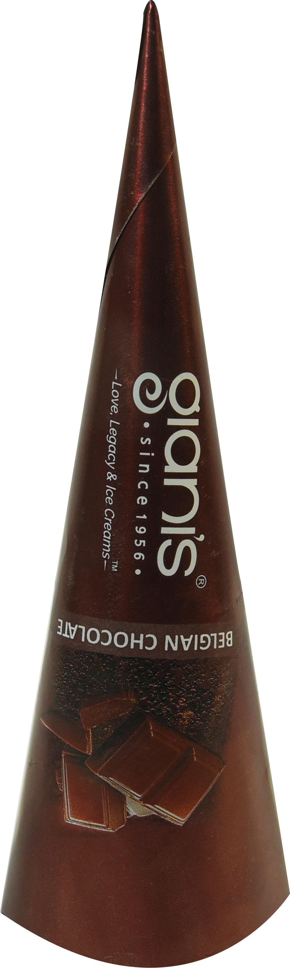 Giani's Belgian Chocolate Ice Cream Cone