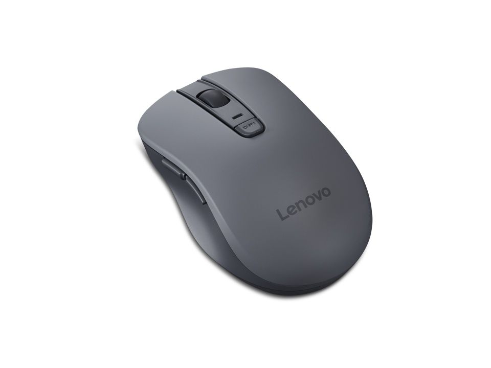 Lenovo WL310 Bluetooth Silent Mouse, Bluetooth 5.0,  1600 DPI, 6 Buttons, Grey
