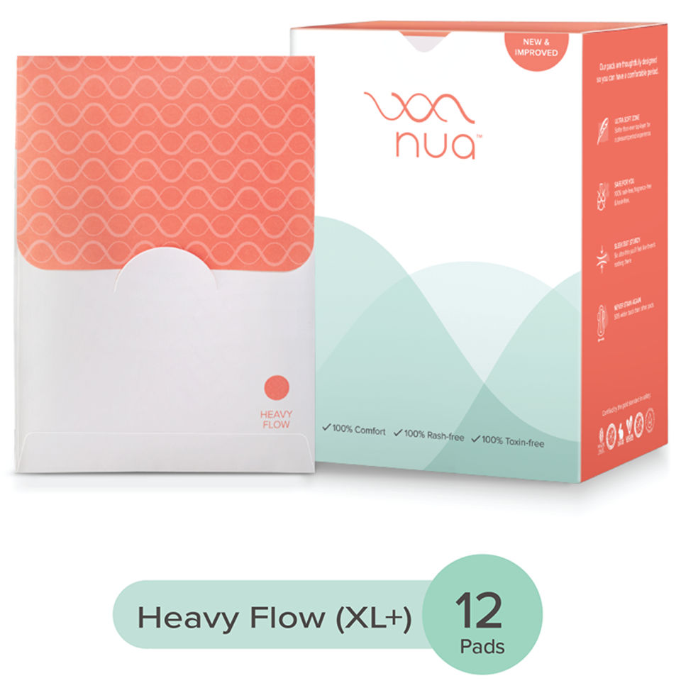 Nua Complete Comfort Pads with Disposal Cover | 3XL+, 4XL, 5L