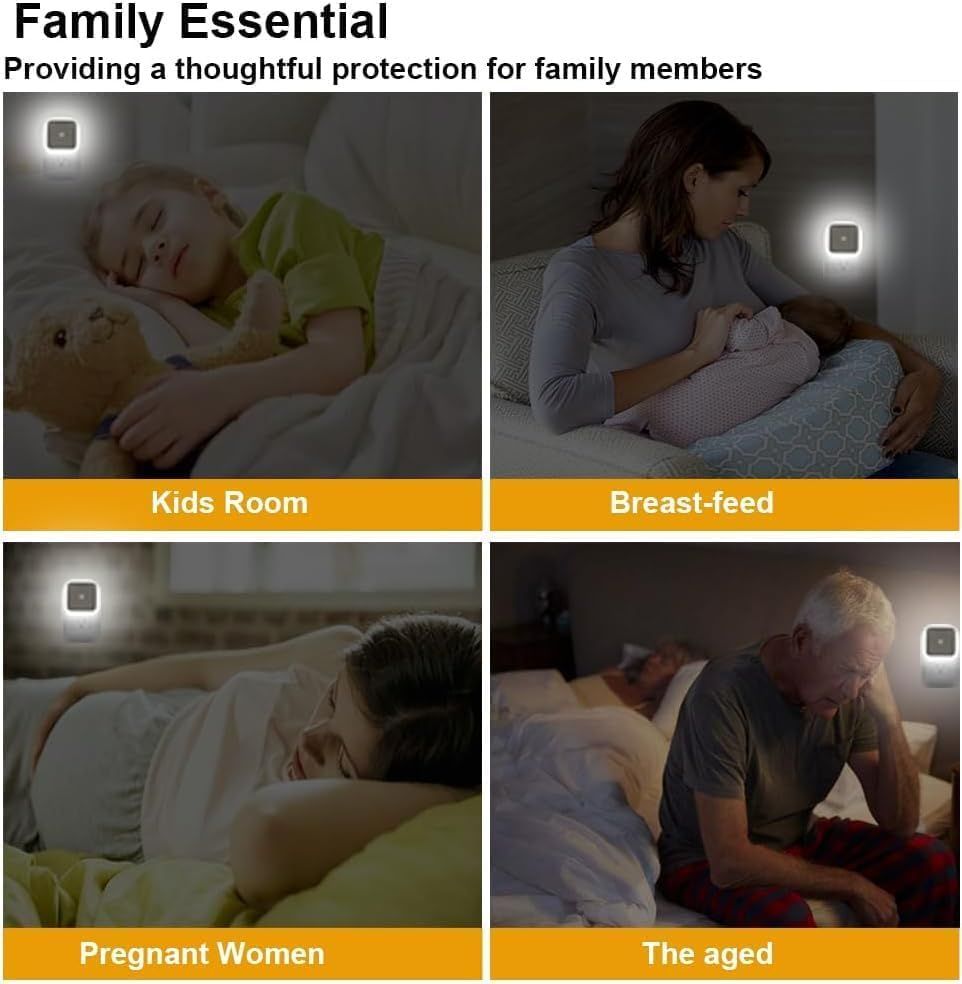 Desidiya Sensor Light,Bedroom Bed Side Home, Automatic Onoff Led Lights, 0.5W Lamp