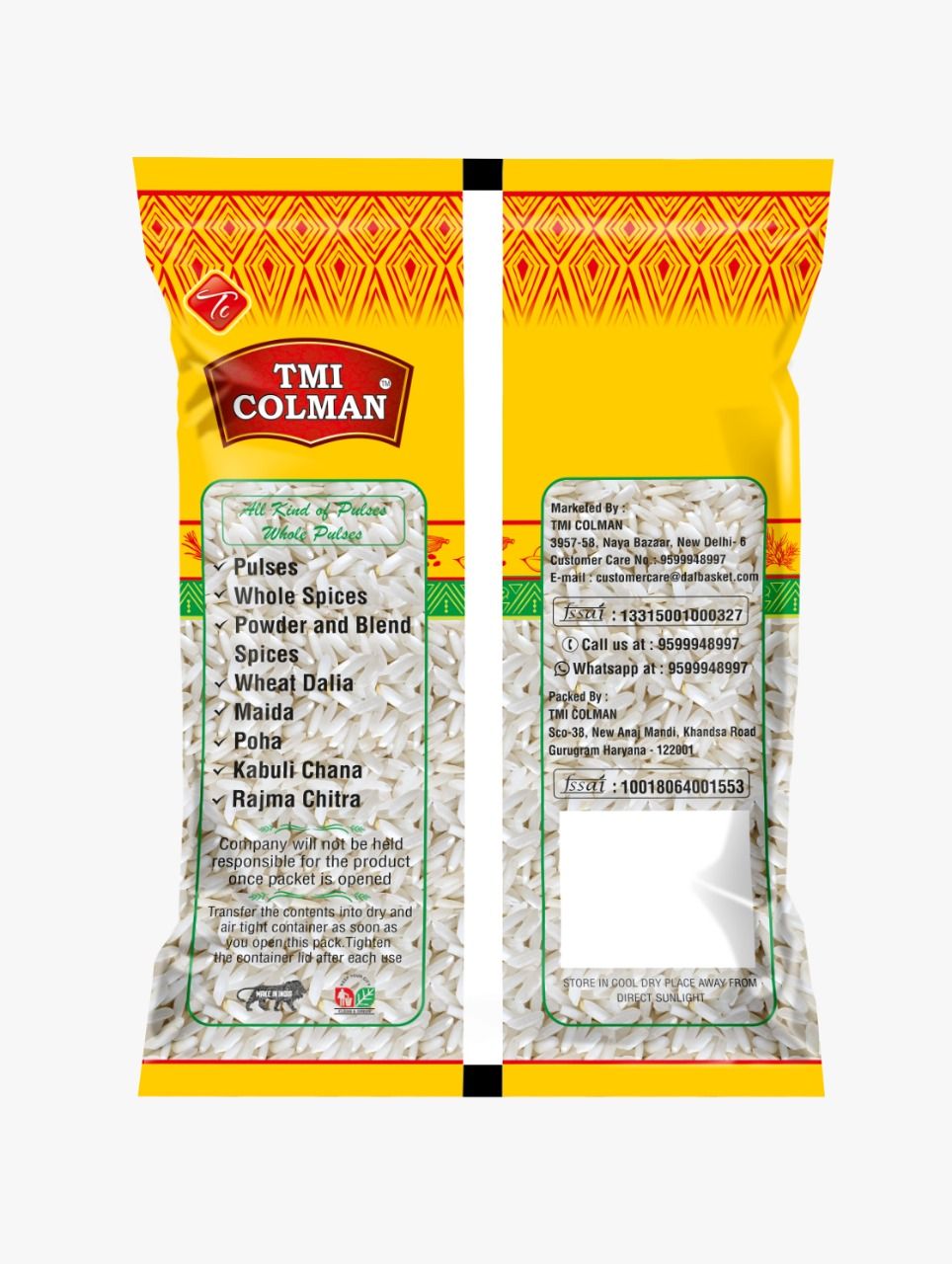 TMI Colman Parmal Rice | Raw
