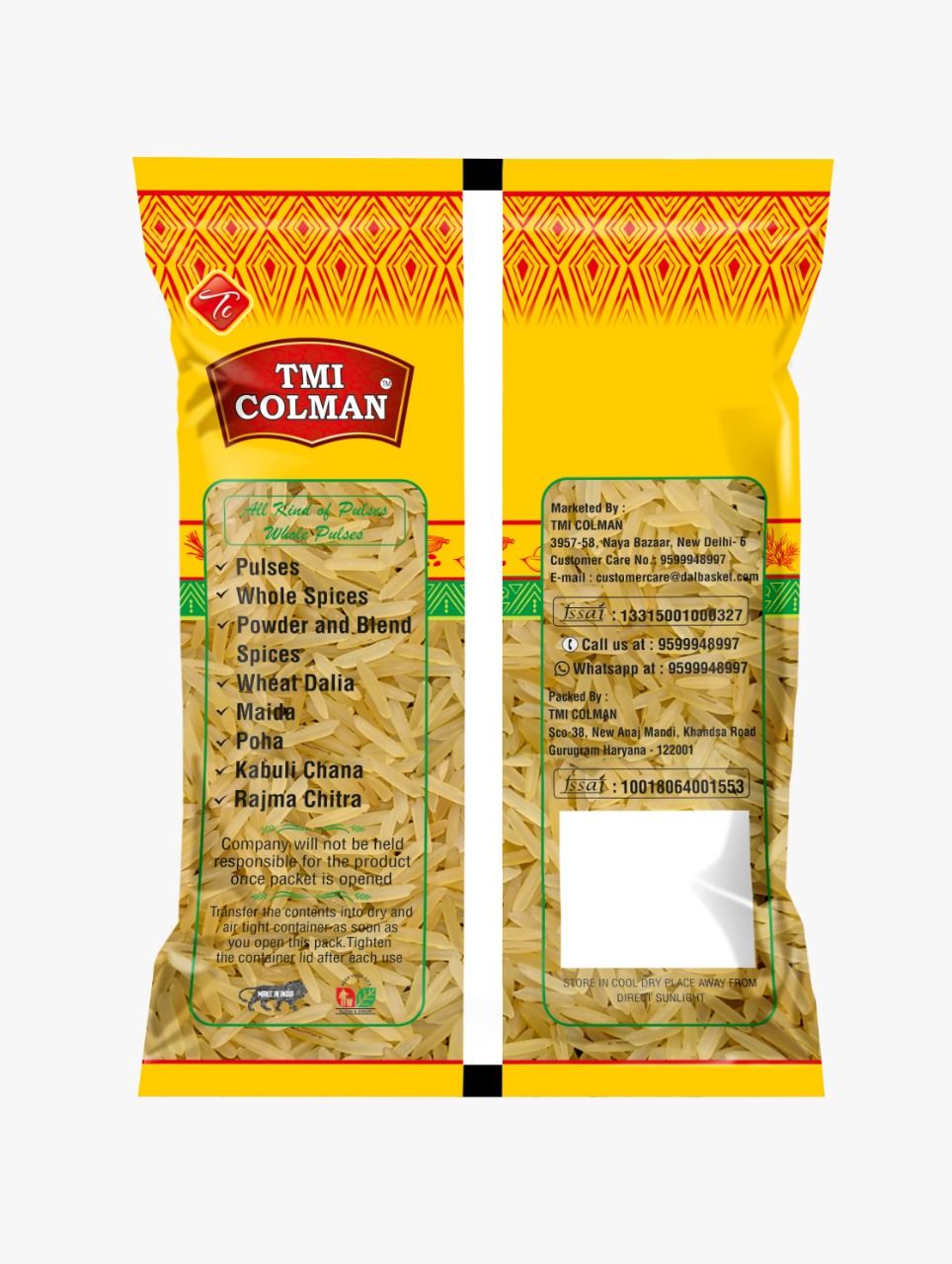 TMI Colman Basmati Rice Golden Sella | 1121