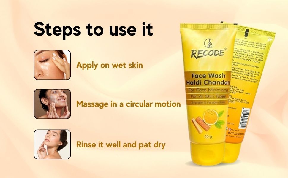 Recode Haldi Chandan Face Wash with Glycerin Extract