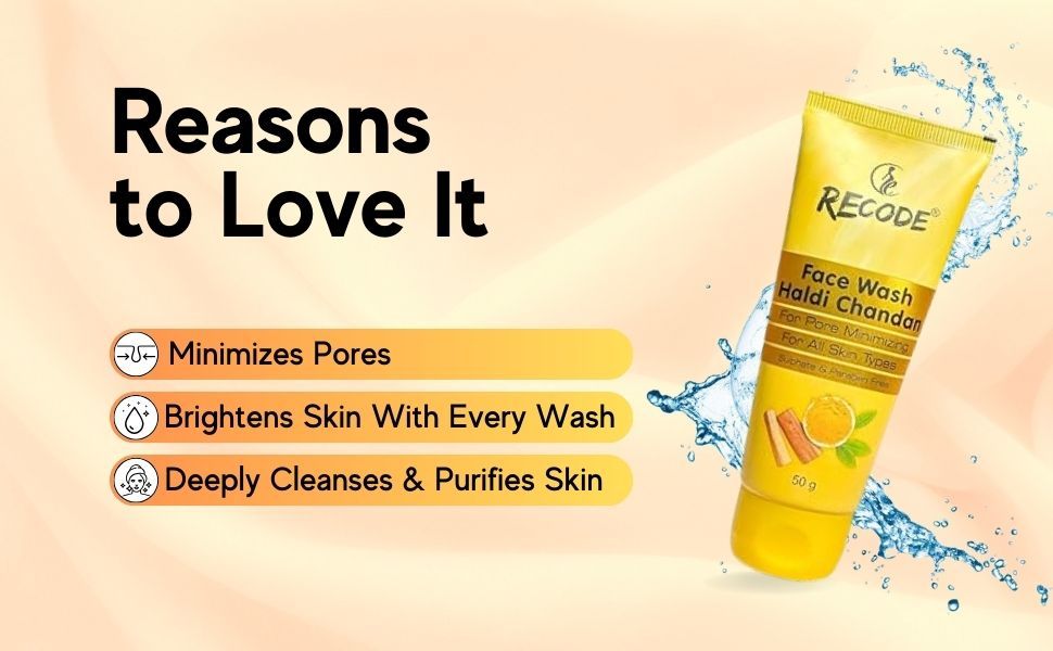 Recode Haldi Chandan Face Wash with Glycerin Extract