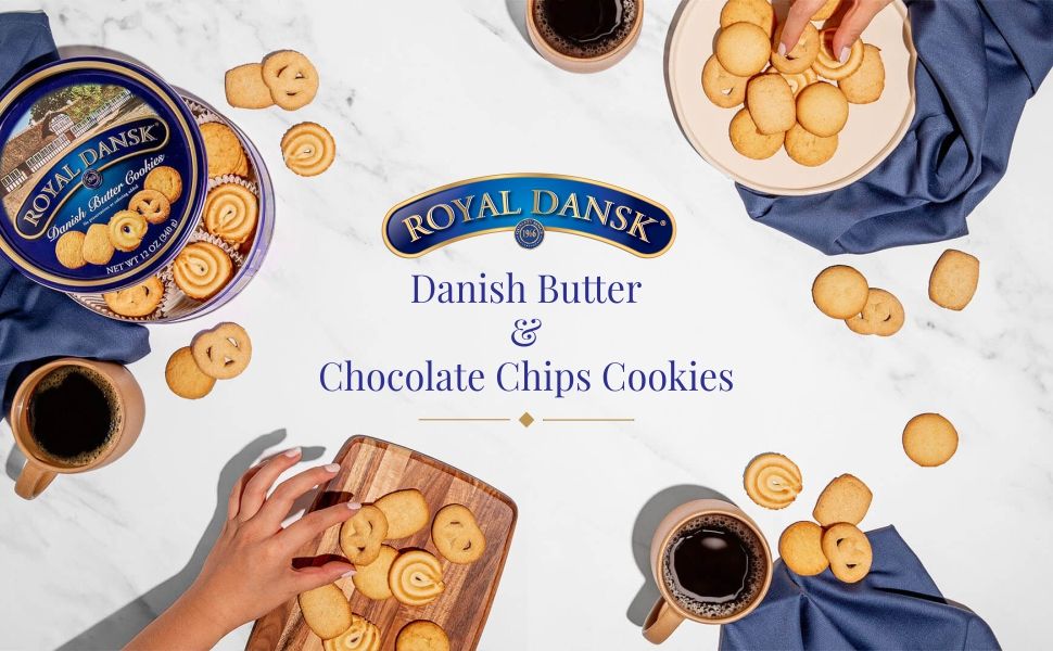 Royal Dansk Butter & Chocolate Chip Cookies