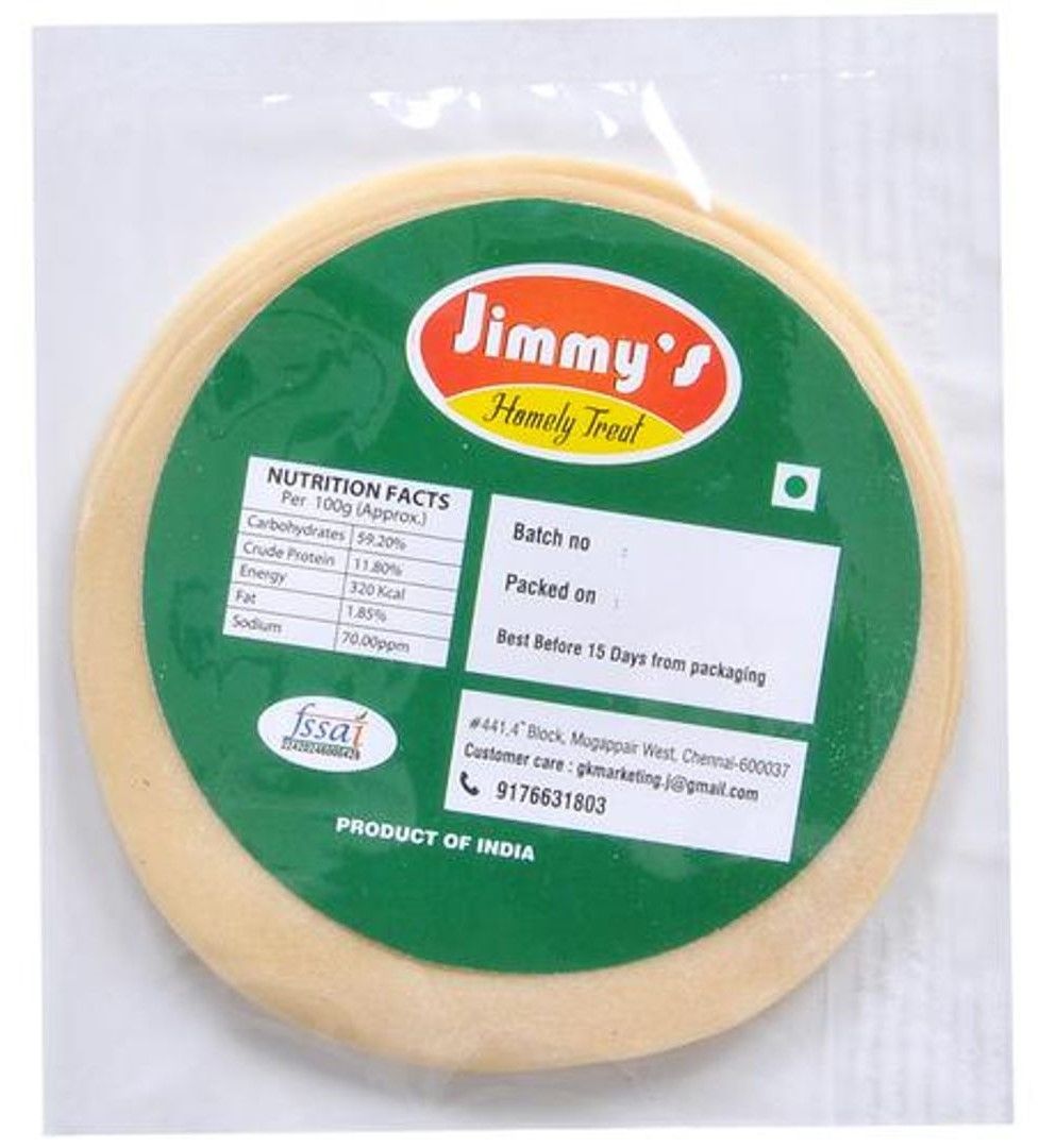 Jimmy's Kerala Pappadam 60 g Combo