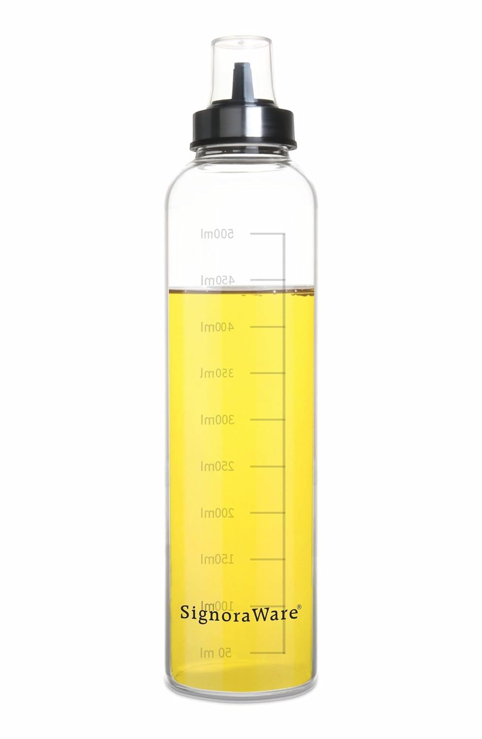 SignoraWare Even Flow Borosilicate Glass Oil Dispenser, 500Ml, 1452Clear