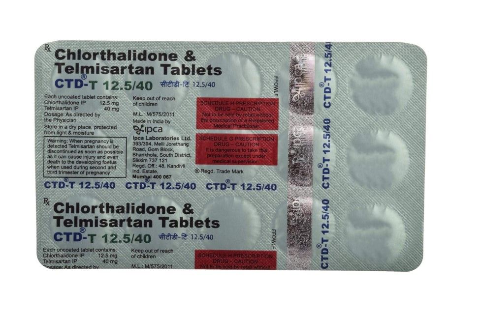 Ctd T 12.5/40 Tablets