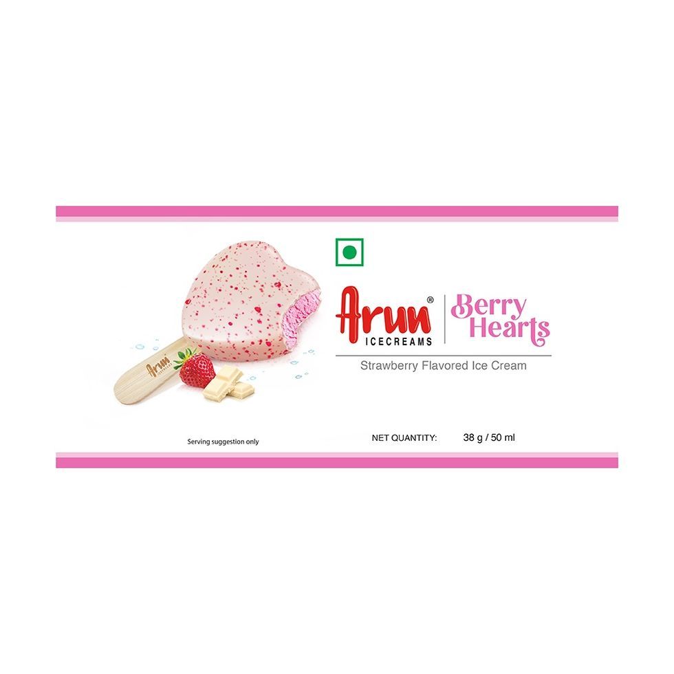 Arun Berry Hearts Ice Cream Stick