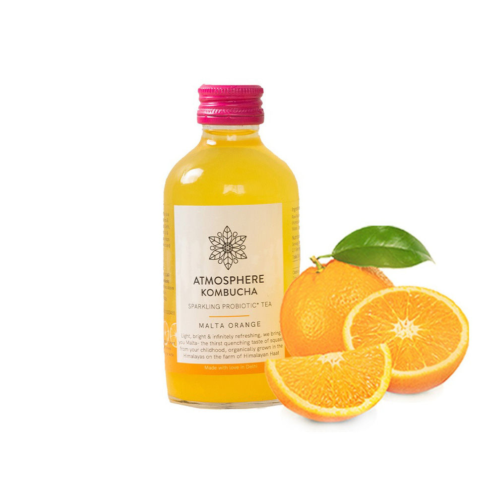 ATMOSPHERE STUDIO Malta Orange Kombucha
