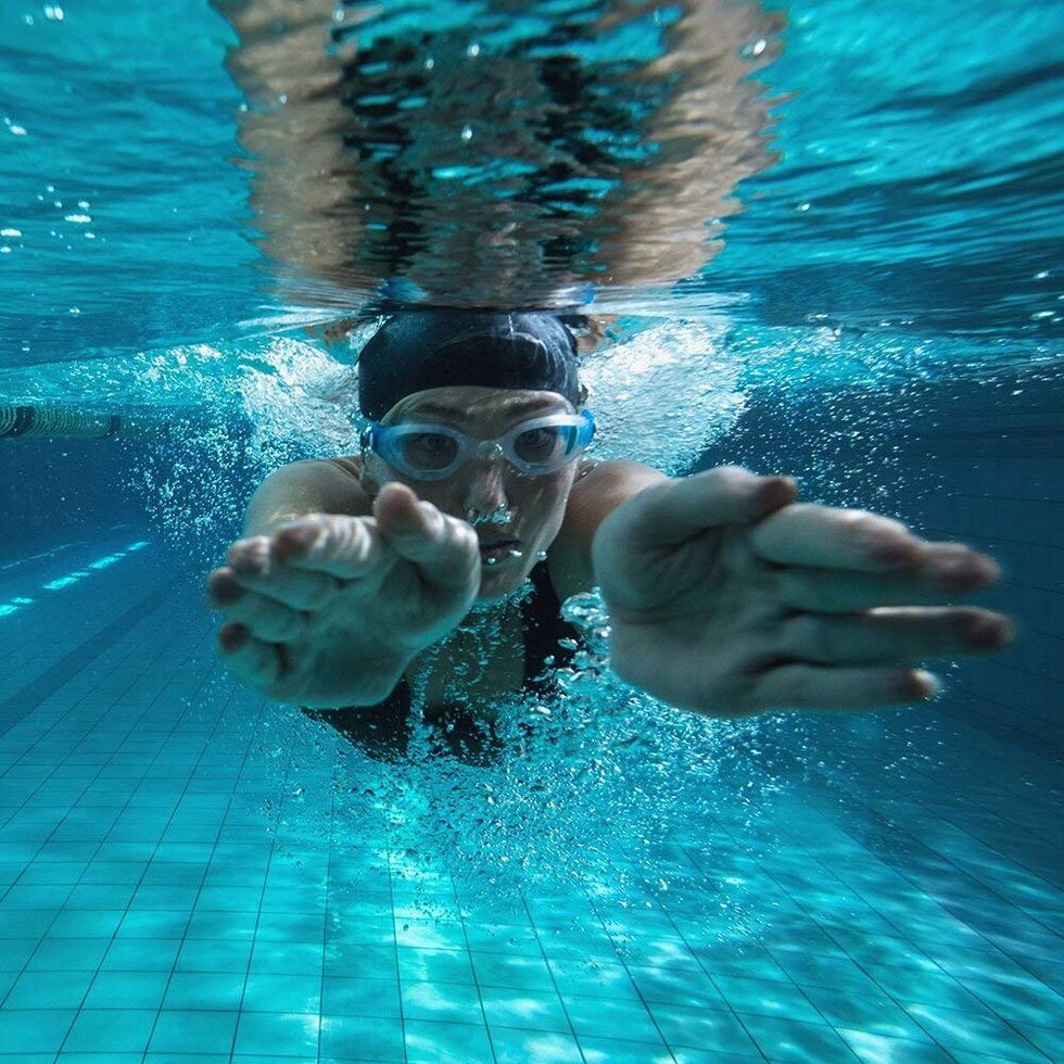 Classic Distributor All-in-One Swimming Kit: Cap, Goggles & Ear Plug 1 pc Combo