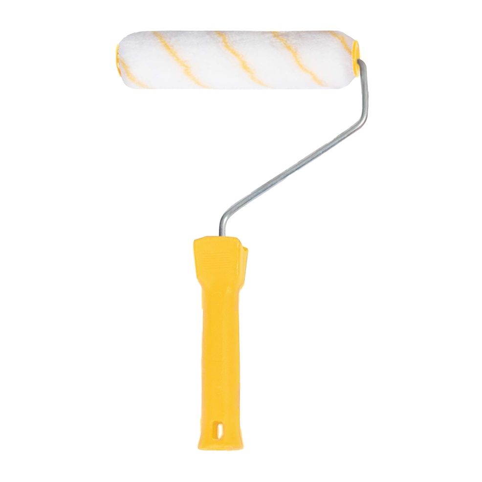 Nippon Paint 6 Inch Yellow Stripe Roller Set (1 Pc) | Precise & Smooth Painting