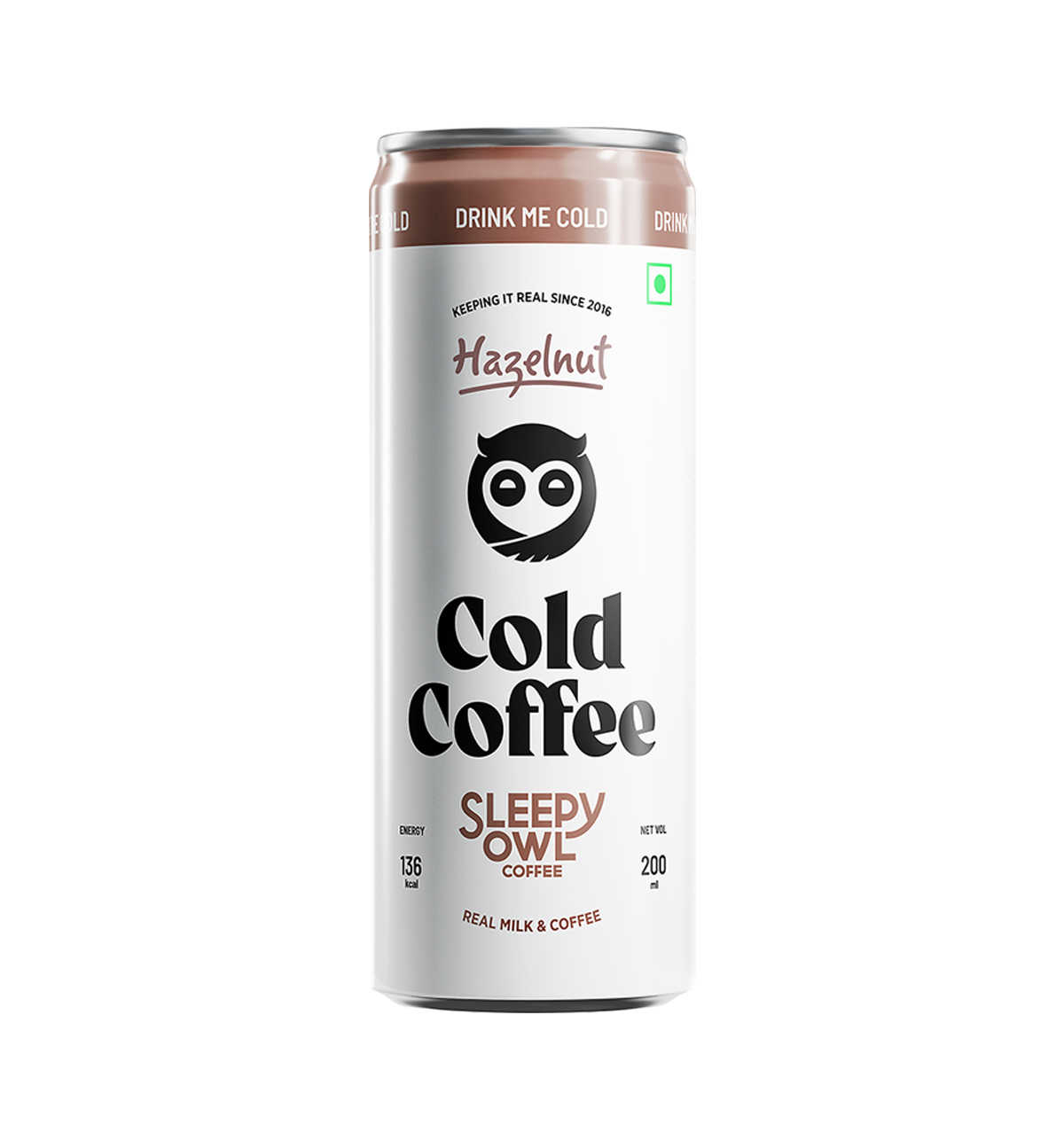 Sleepy Owl Cold Coffee Can Hazelnut(200ml) & Sleepy Owl Cold Coffee