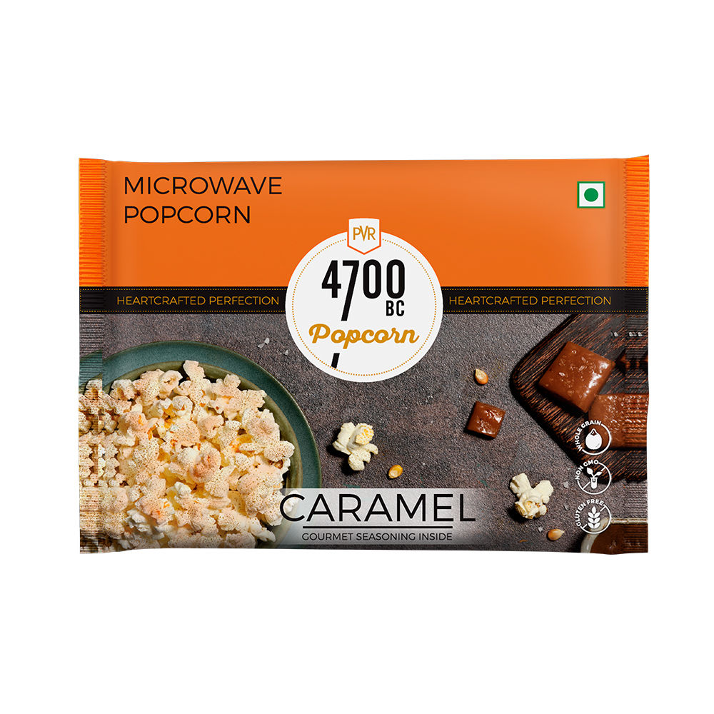 4700BC Microwave Popcorn Caramel Bag 98 gms Combo 2 Pieces Buy online