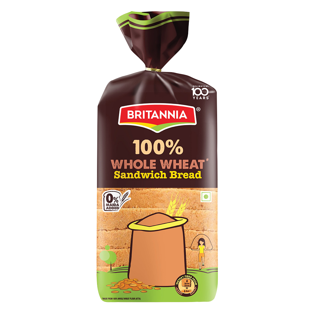 Id Idli & Dosa Batter(1kg) & Britannia 100 Whole Wheat Bread 450G