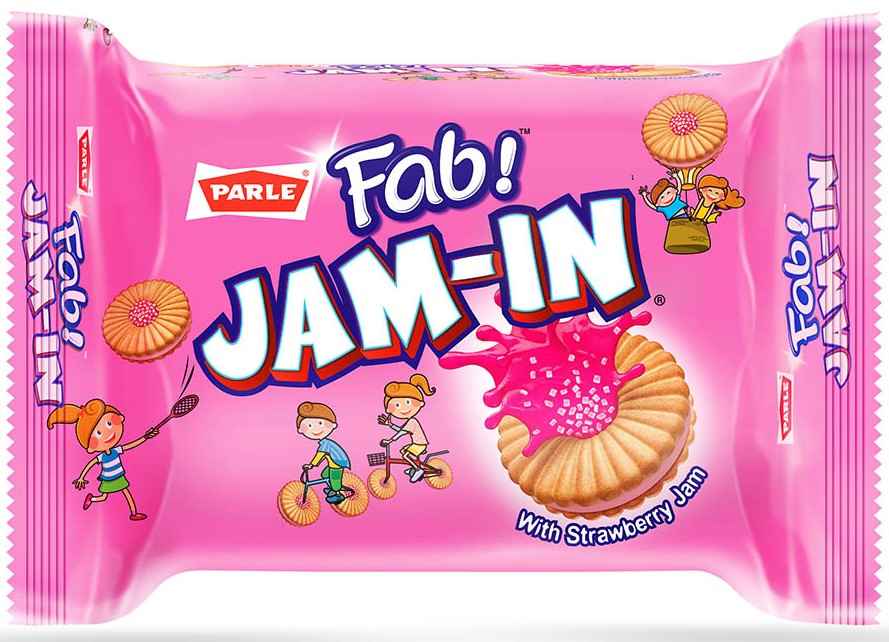 Parle Fab Jam In Strawberry Jam Biscuits 150 gms Combo 2 Pieces Buy