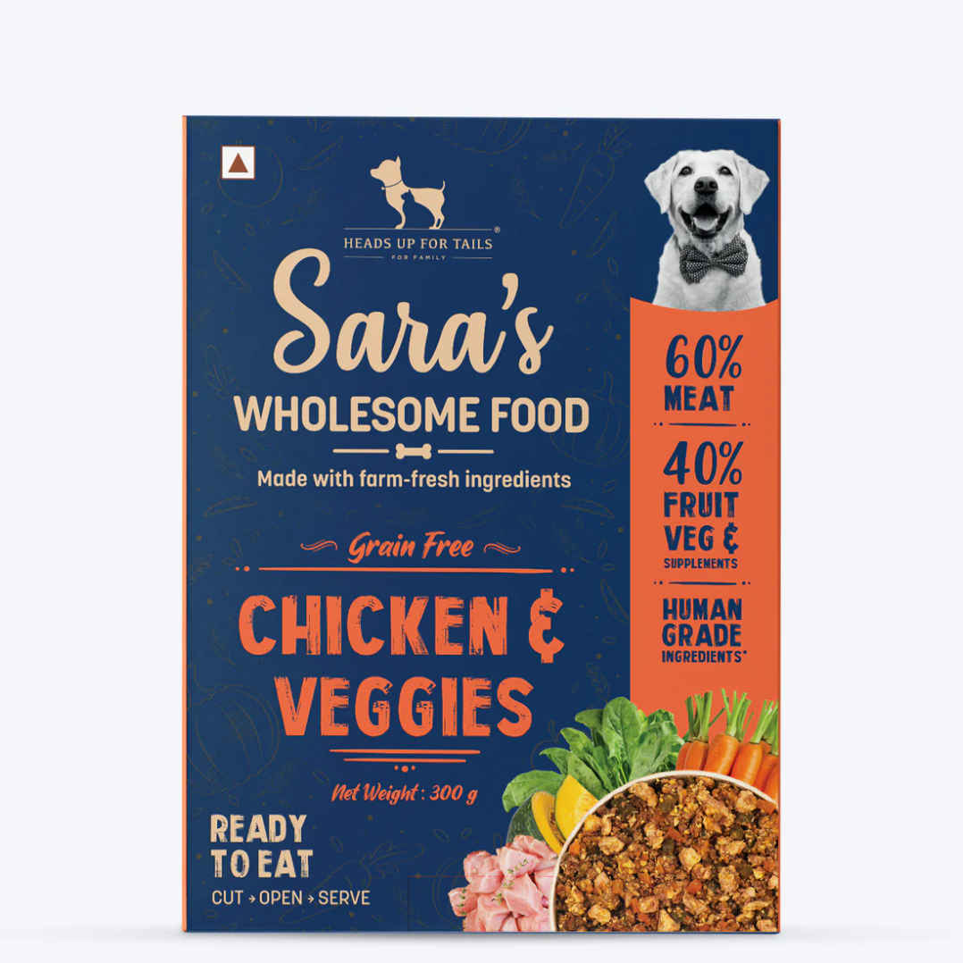 HUFT Sara's Wholesome Grain Free Chicken & Veggies Dog Food