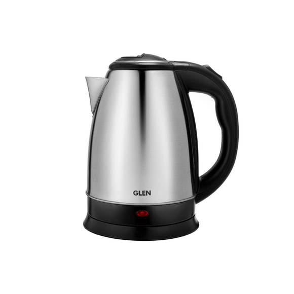 Glen 1500 Watt Electric Kettle Stainless Steel With 360° Rotational Base 1.8 L, Silver (9002)
