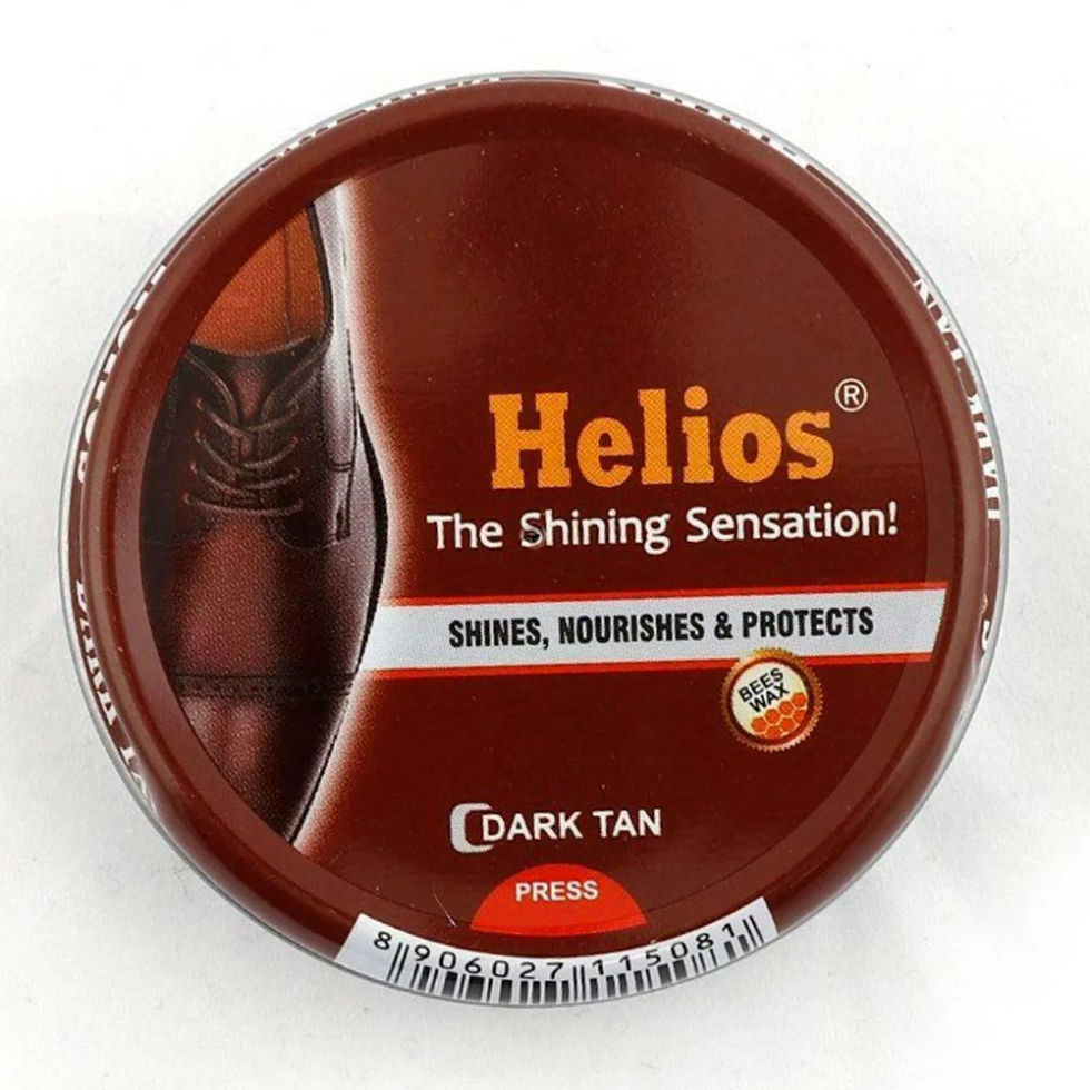 Helios Dark Tan Wax Shoe Polish