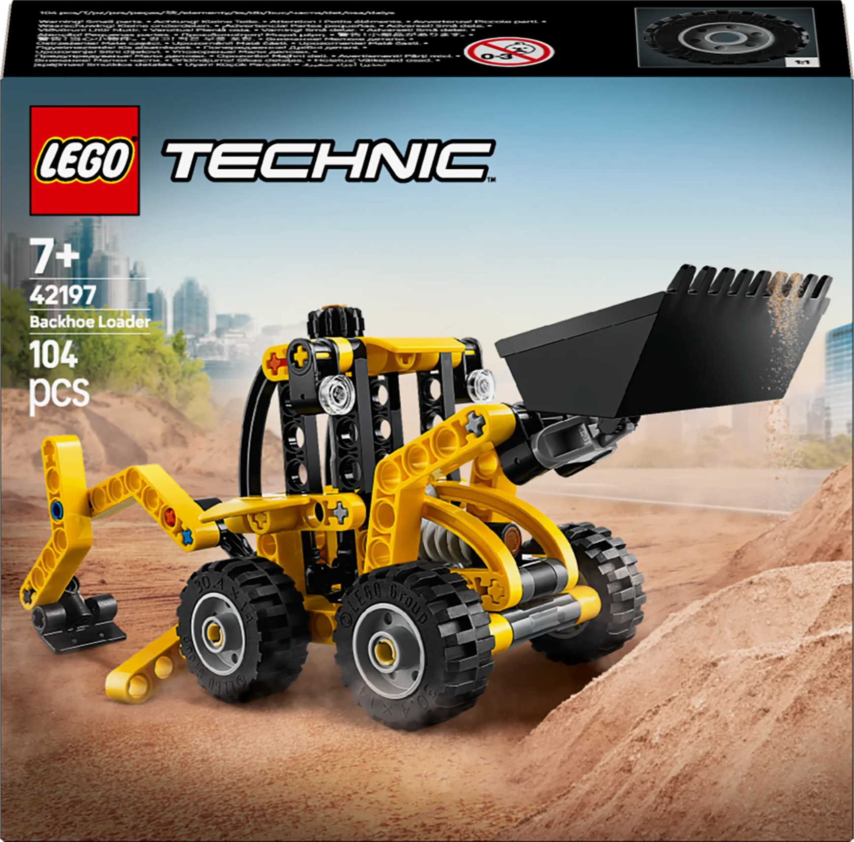 Lego Technic Backhoe Loader Construction Toy Vehicle Set 42197 Building Blocks Toys for 7Y+ Lego Technic Backhoe Loader Construction Toy Vehicle Set 42197 Building Blocks Toys for 7Y+