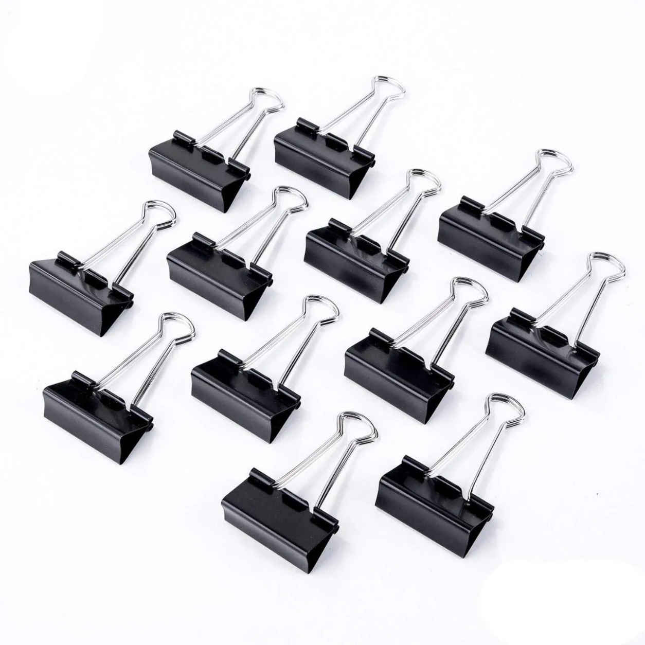 ABK Binder Clip 19 mm Metal Black
