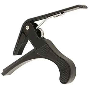 Juarez JRZ250 One-Handed Trigger Guitar Capo for Ukulele & Guitars - Quick Change, Black