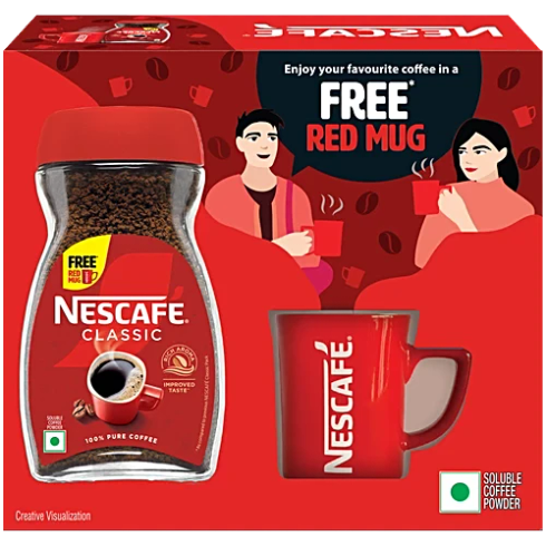 Nescafe Classic Instant Coffee With Free Red Mug Nescafe Classic Instant Coffee With Free Red Mug