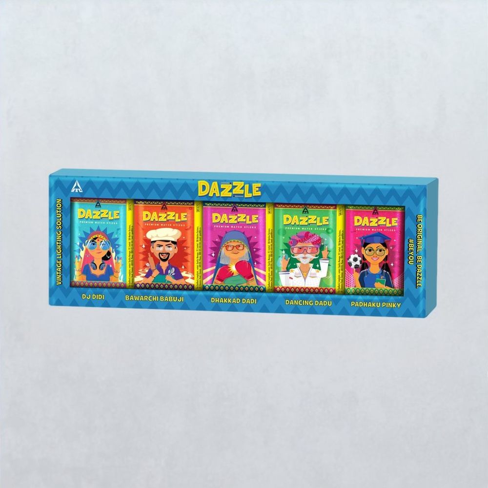 Dazzle Quirky Matchboxes 1 Pack (5 Pieces) Buy online at ₹50 near me