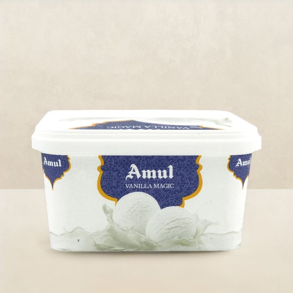 Amul Vanilla Magic Ice Cream Tub 1 L Buy Online At ₹195 Near Me